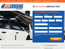Tablet Screenshot of calcruising.com